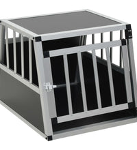 Hundetransportbox mit Einzeltür 54 x 69 x 50 cm