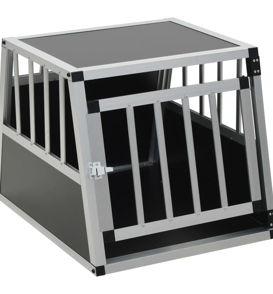 Hundetransportbox mit Einzeltür 54 x 69 x 50 cm