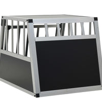 Hundetransportbox mit Einzeltür 54 x 69 x 50 cm