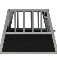 Hundetransportbox mit Doppeltür 89 x 69 x 50 cm