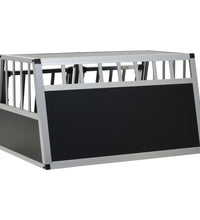 Hundetransportbox mit Doppeltür 89 x 69 x 50 cm