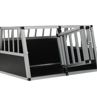 Hundetransportbox mit Doppeltür 89 x 69 x 50 cm