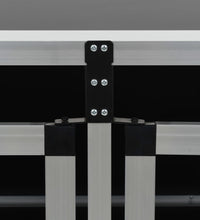 Hundetransportbox mit Doppeltür 89 x 69 x 50 cm
