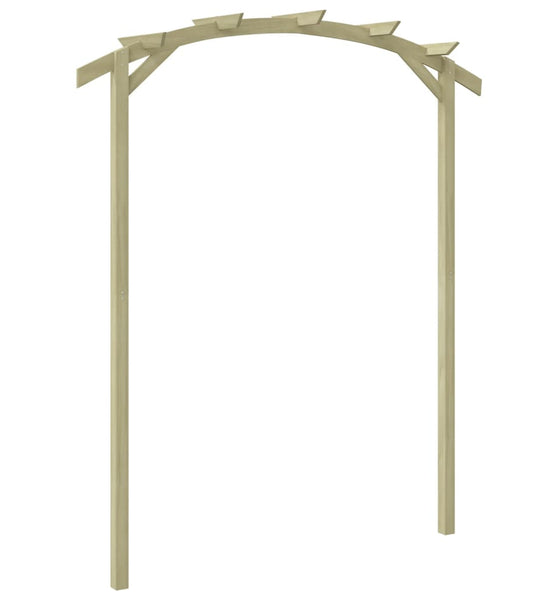 Garten-Pergola Kiefernholz Imprägniert 180x210x40 cm