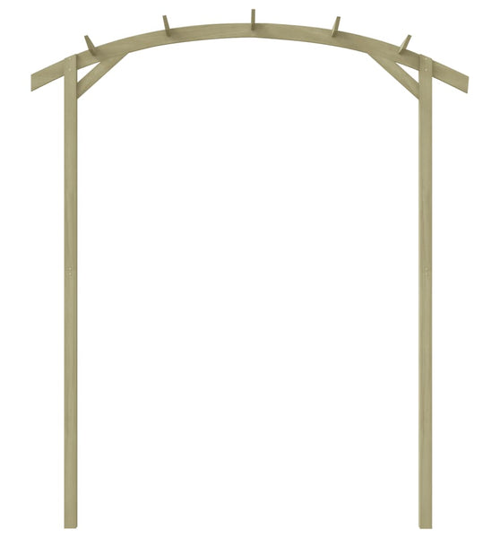 Garten-Pergola Kiefernholz Imprägniert 180x210x40 cm