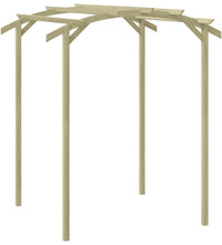 Garten-Pergola Kiefernholz Imprägniert 180x197x210 cm