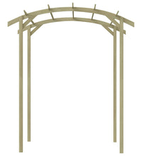 Garten-Pergola Kiefernholz Imprägniert 180x197x210 cm