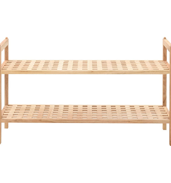 Schuhregal Walnussholz Massiv 69x26x40 cm