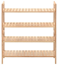 Schuhregal Walnussholz Massiv 69x26x81 cm