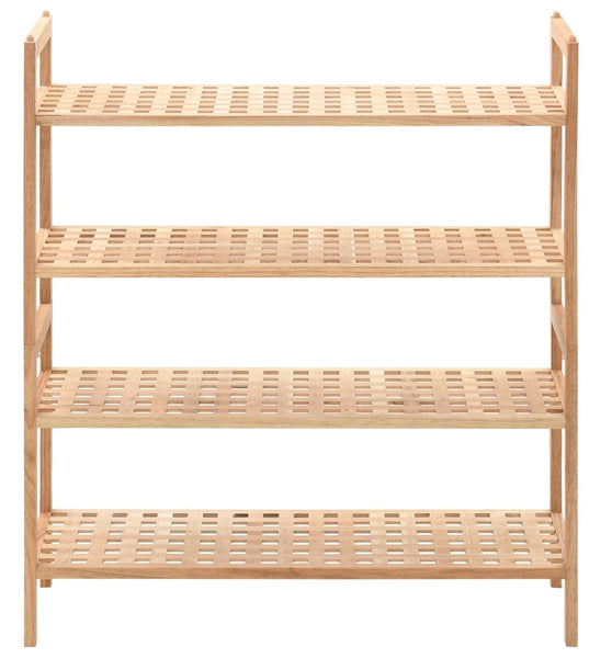 Schuhregal Walnussholz Massiv 69x26x81 cm