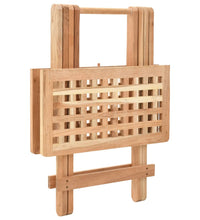 Klappbarer Beistelltisch Walnussholz Massiv 50x50x49 cm