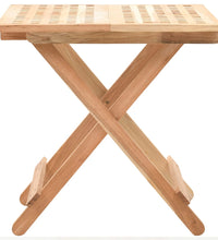 Klappbarer Beistelltisch Walnussholz Massiv 50x50x49 cm