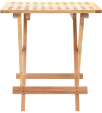 Klappbarer Beistelltisch Walnussholz Massiv 50x50x49 cm