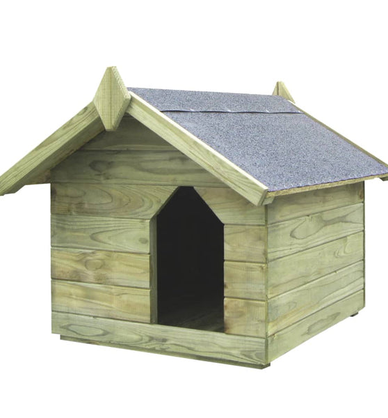 Hundehütte mit Dach Imprägniertes Kiefernholz
