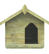 Hundehütte mit Dach Imprägniertes Kiefernholz