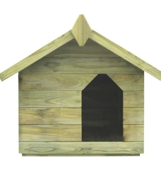 Hundehütte mit Dach Imprägniertes Kiefernholz