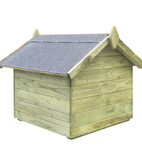 Hundehütte mit Dach Imprägniertes Kiefernholz