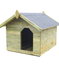 Hundehütte mit Dach Imprägniertes Kiefernholz