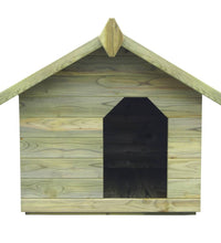 Hundehütte mit Dach Imprägniertes Kiefernholz