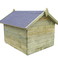 Hundehütte mit Dach Imprägniertes Kiefernholz