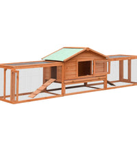Kaninchenstall 310x70x87 cm Kiefernholz & Tannenholz