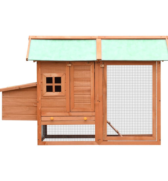 Hühnerkäfig 170x81x110 cm Kiefernholz & Tannenholz