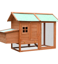 Hühnerkäfig 170x81x110 cm Kiefernholz & Tannenholz