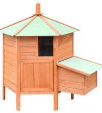 Hühnerkäfig 126x117x125 cm Kiefernholz & Tannenholz