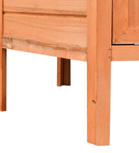 Hühnerkäfig 126x117x125 cm Kiefernholz & Tannenholz