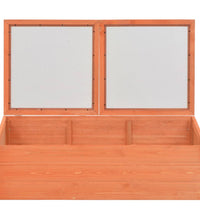 Frühbeet Holz 100x50x34 cm