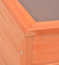 Frühbeet Holz 100x50x34 cm