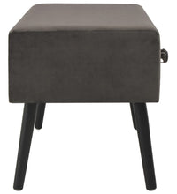 Couchtisch Grau 80x40x46 cm Samt