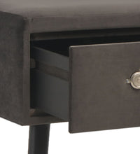 Couchtisch Grau 80x40x46 cm Samt