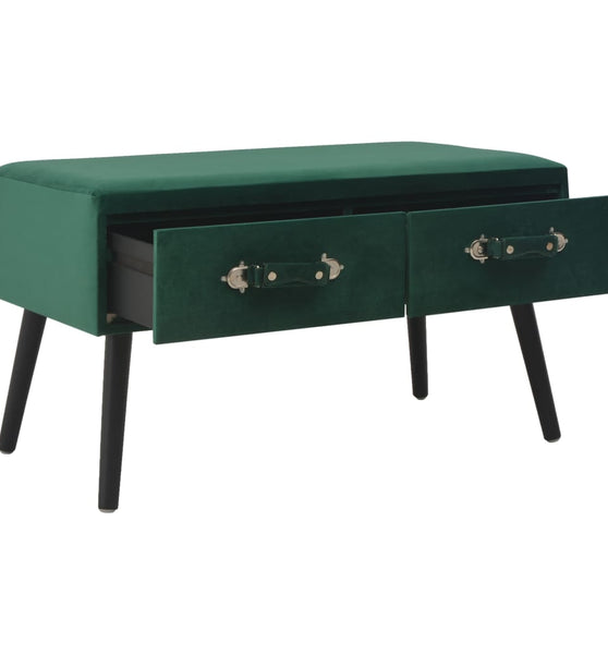 Couchtisch Grün 80x40x46 cm Samt