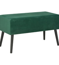 Couchtisch Grün 80x40x46 cm Samt