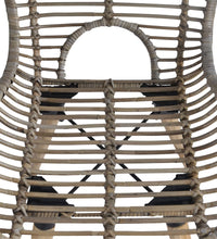 Esszimmerstühle 6 Stk. Natur Rattan Braun