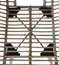Esszimmerstühle 6 Stk. Natur Rattan Braun