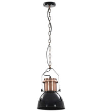 Deckenlampe 2 Stk. Schwarz Rund E27