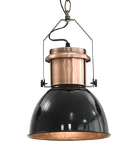 Deckenlampe 2 Stk. Schwarz Rund E27