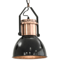 Deckenlampe 2 Stk. Schwarz Rund E27
