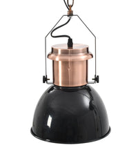 Deckenlampe 2 Stk. Schwarz Rund E27