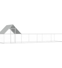 Hühnerstall 8x2x2 m Verzinkter Stahl