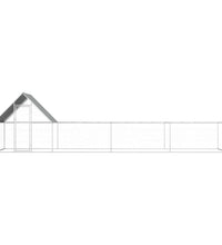 Hühnerstall 8x2x2 m Verzinkter Stahl
