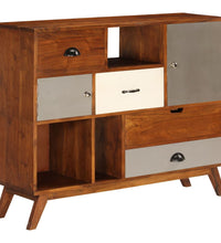 Sideboard 115 x 35 x 86 cm Akazienholz Massiv