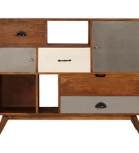 Sideboard 115 x 35 x 86 cm Akazienholz Massiv