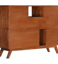 Sideboard 115 x 35 x 86 cm Akazienholz Massiv