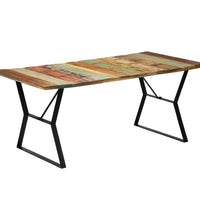 Esstisch 180x90x76 cm Altholz Massiv