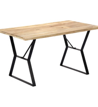 Esstisch 140x80x76 cm Massivholz Mango
