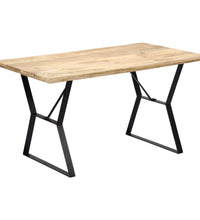 Esstisch 140x80x76 cm Massivholz Mango