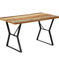 Esstisch 140x80x76 cm Altholz Massiv